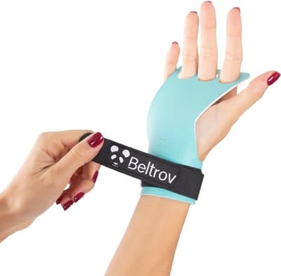 Cross-training handgrepen voor gewichtheffen en gymnastiek, duurzame bescherming voor mannen en vrouwen - S (turquoise)