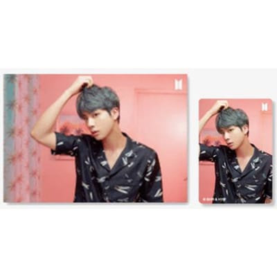 BTS(BangTan-jongens) Lenticulaire 3D-fotokaart + 1 fotokaart VER.2 (KAART VAN DE ZIEL : PERSONA) 7 leden