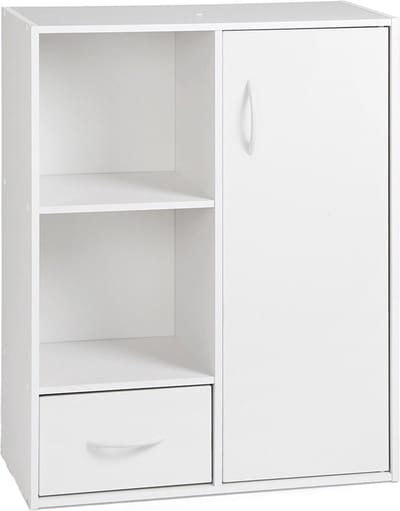 CALICOSY - Opbergrek met 2 vakken 1 lade en 1 kast 62x30x80cm