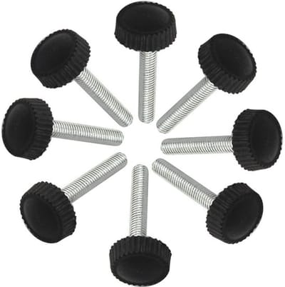 Schroef 20 Stuks - M6x25 Schroeven - Handgreep met Knop - Hoogwaardig Koolstofstaal - Anticorrosie - Eenvoudig te Installeren