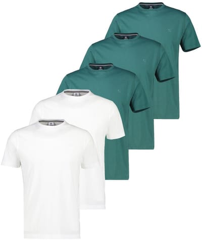 LERROS Heren t-shirt 5 pack Basic