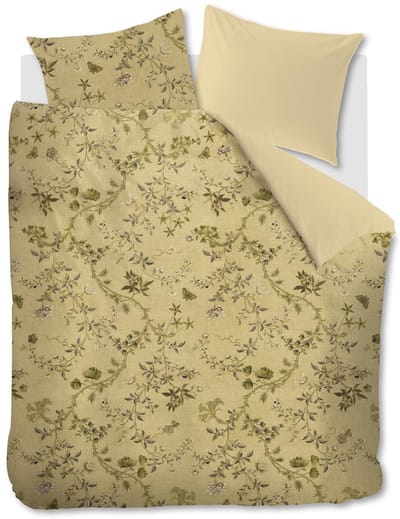 Beddinghouse Charlotte dekbedovertrek - Tweepersoons - 200x200/220 - Olijfgroen