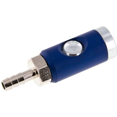 Gehard staal DN 7.4 Safety Luchtkoppeling Snelkoppeling met Drukknop 8 mm Slangpilaar