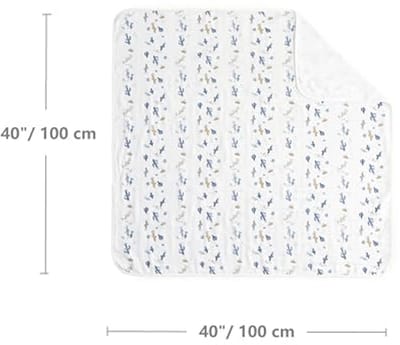 100% Biologische Katoenen Mousseline Deken voor Pasgeborenen - Perfect Cadeau voor Baby Shower