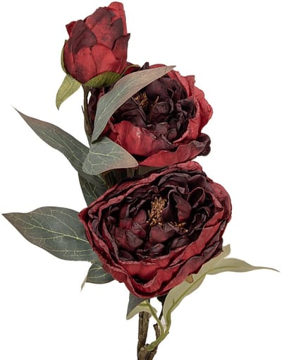Clayre & Eef Kunstbloem 72 cm Rood Kunststof