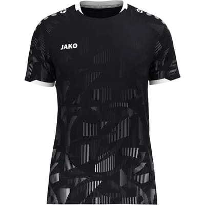 Jako Sonic Shirt Korte Mouw Kinderen - Zwart / Antraciet | Maat: 128