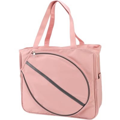 Sac de Tennis pour Hommes Femmes Polyester Nylon Anti-éclaboussures Sac à Main de Sport Sac à Bandoulière pour Raquette de Tennis pour