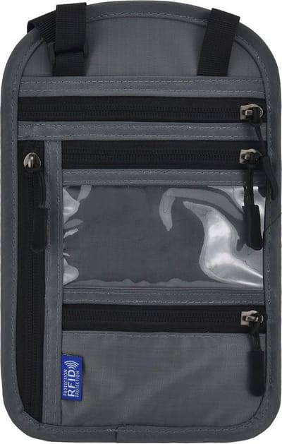 Lexium Nektasje - Nektasje heren - Paspoort tasje - Reisportemonnee - Nektas - Travel wallet - Moneybelt
