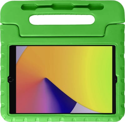 Hoesje - Geschikt voor Apple iPad 7 (2019) - 10.2 inch - 7e Generatie - Kinderhoes Shockproof Bumper - Kidsproof Case - Tablet Hoes - Kinder Hoes Cover - Groen
