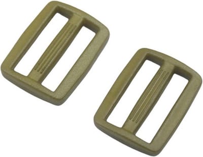 Plastic gesp - 14 millimeter - 10 Stuks - paracord armband - paracord armband survival - Leger Groen