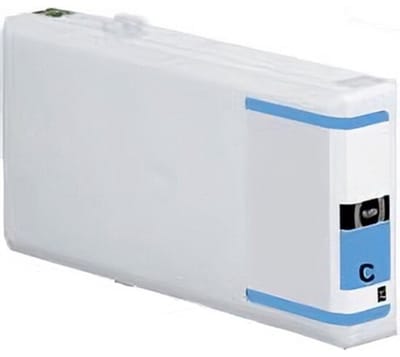 T702 Cyaan - Huismerk inktcartridge compatible met Epson Workforce Pro WP 4025 DW / Pro WP 4525 DNF / Pro WP 4535 DWF / Pro WP 4595 DNF / Pro WP-4015 DN / Pro WP-4095 DN / Pro WP-4515 DN / Pro WP-4545 DTWF