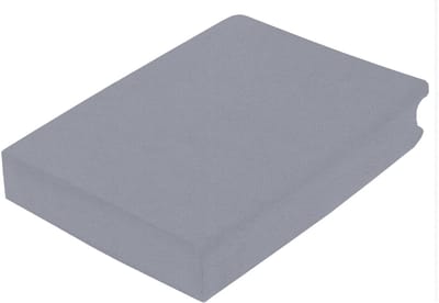 Princess Line Luxe Flanel Hoeslaken 1-Persoons - 90x200 cm - Extra Zacht & Warm - 100% Katoen - Grijs - Strijkvrij - Rondom Elastiek - Hoekhoogte 28 cm