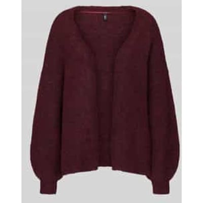 Regular fit gebreid jack met wol model 'NELLIE'