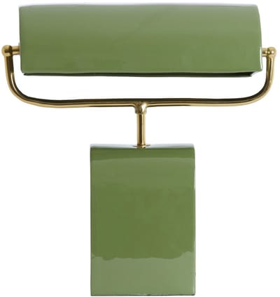 Light & Living Tafellamp Cardona - Groen - 35x15.5x38cm - Retro