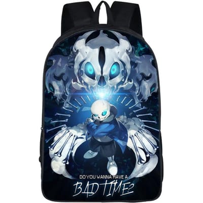 Undertale Cartoon Rugzak Schooltas 40cm/15.7inch Rugzak Boekentassen Computer Rugzak voor Jongen Meisje Beste Cadeau