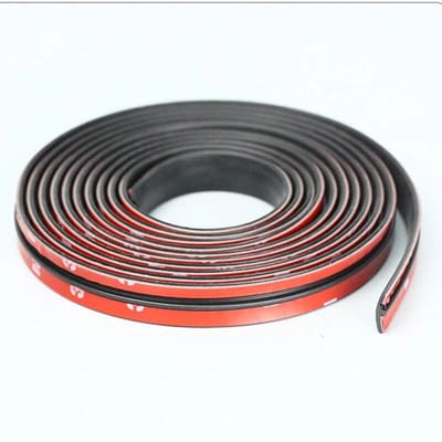 Autoruit Rand Voorruit Dak Rubberen Afdichtstrip Sticker Voor Bmw E46 E39 E90 E60 F30 Peugeot 206 307 308 207 Chevrolet Cruze 14mm x 2m black