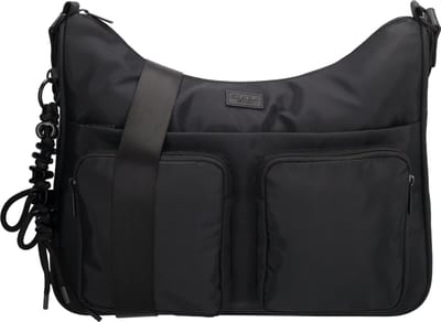 Charm London Seoul Crossbodytas - Lichtgewicht - Schoudertas - Dames Tas - Verstelbare Schouderband - Ritsvakken - Zwart