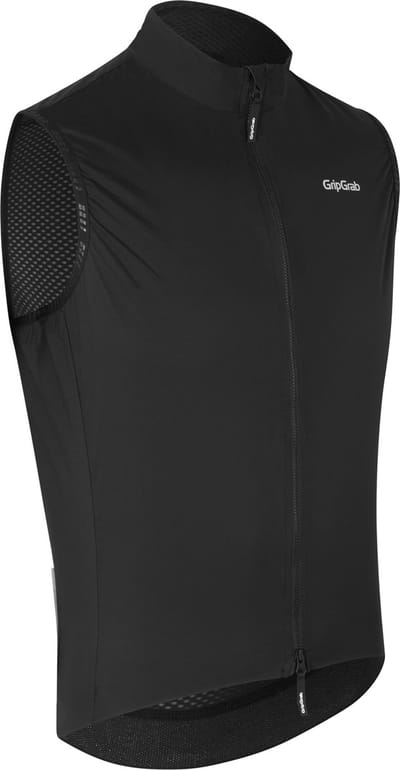 GripGrab - PACR Vest Lichte Winddichte Fiets Gilet Thermo Wielrennen Windvest Mouwloos - Zwart - Heren - Maat S