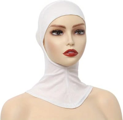 Bovista Hoofddoek - Hijab - Dames - Abaya - Sjaal - Islamitische Kleding - Moslim Kleding - Alhamdulillah - Wit
