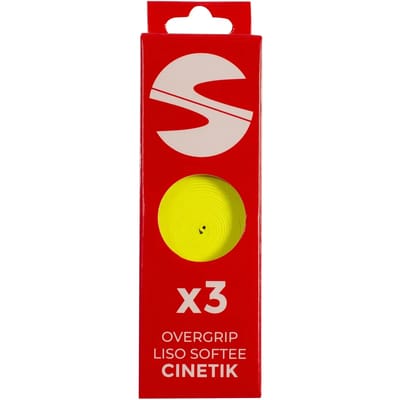Set van 3 overgrips Glad Softee Cinetik Amarillo Flúor ÚNICA