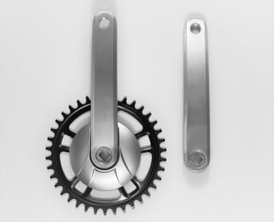 Miranda Crankset - Crankstel Nexus 38 tands - 1/8 + 3/32 zil disk 92 mm - EXCL CRANKBOUTEN