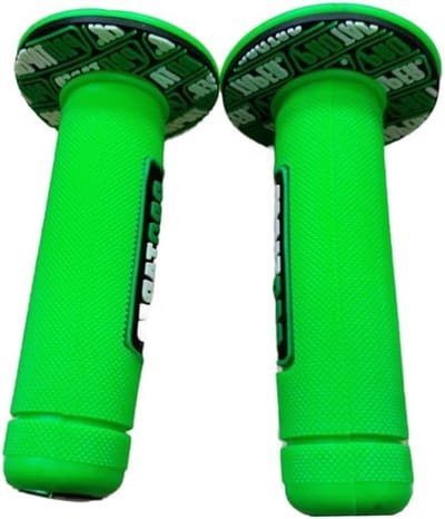 Motorfiets Handvatten en Remhevel Covers voor ATV en Dirt Bike - Groen - 22mm/24mm Rubber Grip