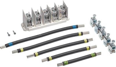 Hager ZM15US Hager ZM15US aansluitset universele Z 5p tot 95 mm2 v. U84LU op SAS 12x5mm m. 2xSLS Connection set Meerdere kleuren 5-polig 1 stuk(s)