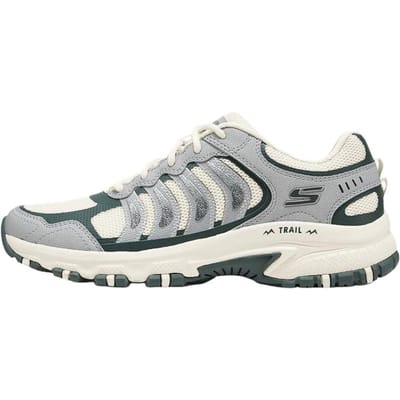 Skechers Adventurer Comfortable Fashion Low-Top Running Shoes Women sneaker Light-Gray Green 180069-GYWG 38 gray