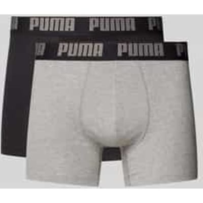 Puma Boxershorts Everyday Basic 2-pack Grey Melange / Black-S