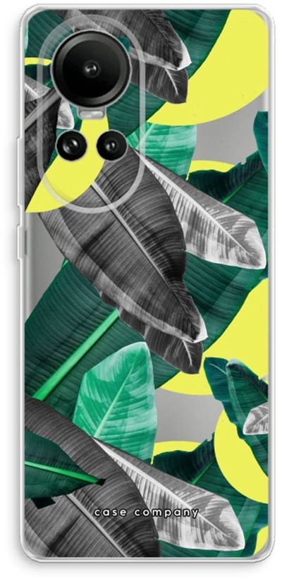 Case Company® - Hoesje geschikt voor Oppo Reno 10 hoesje - Fantasie jungle - Soft Cover Telefoonhoesje - Bescherming aan alle Kanten en Schermrand