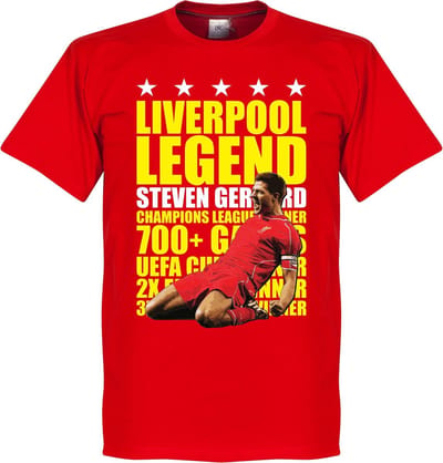 Steven Gerrard Legend T-Shirt - XS