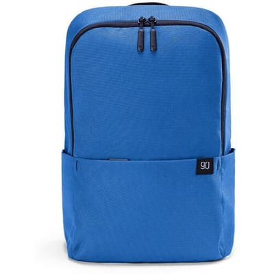 NINETYGO kleine rugzak, boekentas met twee schouderbanden, eenvoudige laptoptas, veelzijdig lichtgewicht met grote capaciteit, blauw, ultralicht 194
