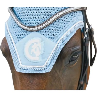 Kentucky Horsewear - Oornetje Wellington 3D Logo rope lichtblauw Full