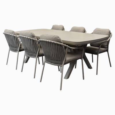 Sandora Vespera dining tuinset 220x100xH74 cm latte