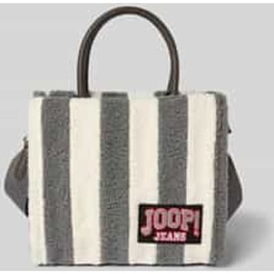 Handtas van teddybont met labelpatch, model 'SQUADRA AURELIA'