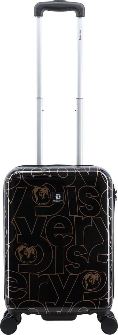 Discovery Gold harde Handbagage Koffer / Trolley met print - 55 cm S - Bedrukt / Small