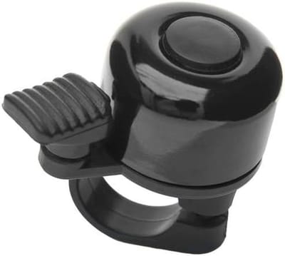 Compacte Fiets- en Scooterbel - Ideaal voor Sturen tot 31,8 mm - Zwart