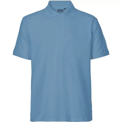 Neutral - Classic Polo - Dusty Indigo - 100% Biologisch Katoen maat XS