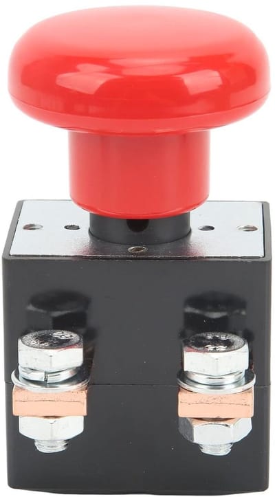 Noodstop Drukknop - Veiligheidsschakelaar - Apparaten Beveiligen - IP67 Weerbestendig - 50mm Montagegat - Rood