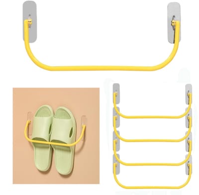 Dailygoods- Schoenenrek Wandmontage - Opvouwbaar - Kunststof - Geen-gat Installatie - Multifunctioneel - 27 x 9 cm - Schoenenhouder