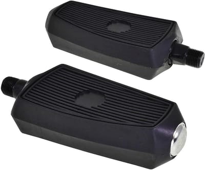 Pedaal 2 stuks - Bromfiets onderdelen - Onderhoud bromfiets - Originele look - M14 schroefdraad - Zwart