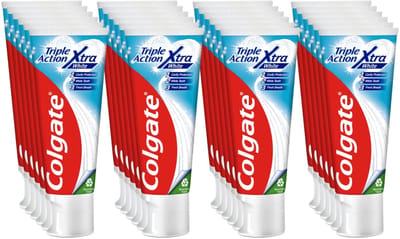 Colgate Tandpasta Triple Action Whitening - 24 x 75 ml