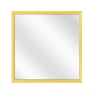 Spiegel met Luxe Aluminium Lijst - Mat Goud - 40x40 cm