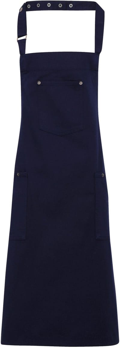 Schort/Tuniek/Werkblouse Unisex One Size Premier Navy 100% Katoen