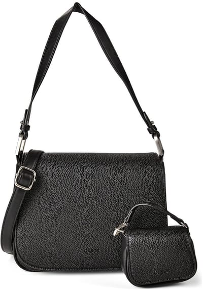 Gabor schoudertas Devika Flap Bag Black zwart