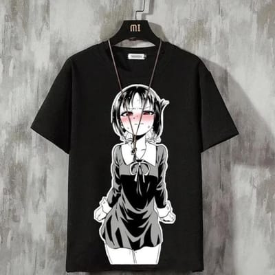 Anime Heren T-shirt Sexy Schoonheid 3D Geprinte T-shirts Harajuku Tees Korte Mouw T-shirt Casual Los Oversized Heren Y2k Kleding Tops 6XL gray