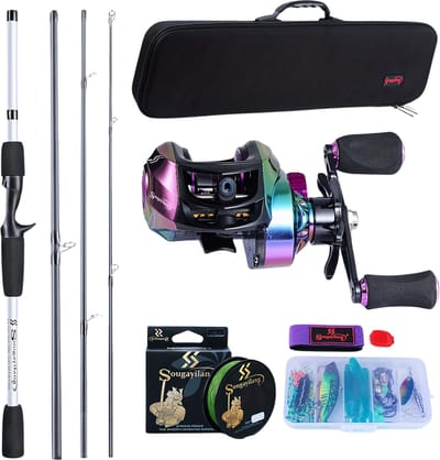 Nivard Visspullen - Viskoffer - Tacklebox - Kunstaas - Vis Accessoires - Hengelsport - Spullen - Roofvis - Karper - Snoek - Veelkleurig Linkerhand