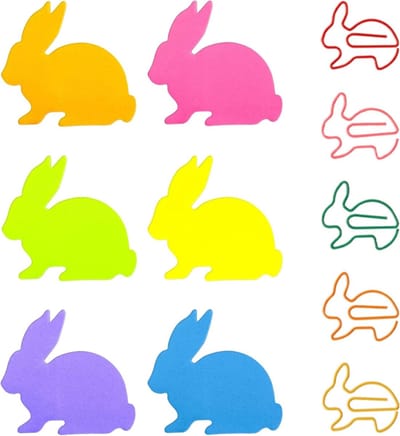 Kleurige Dieren Sticky Notes met Paper Clips voor Kantoor, School en Cadeaus voor Studenten