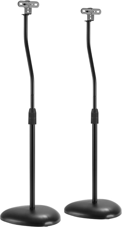 QORA® Luidspreker Standaard - Standaard - Luidsprekerstandaard - Zwart - 45cm x 29cm x 10cm