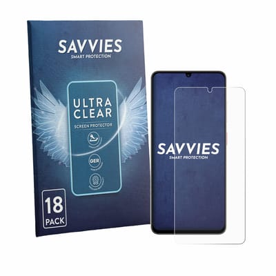 Savvies - Screenprotector voor ZTE Blade A56 - Folie Beschermfolie transparant 18 Stuks